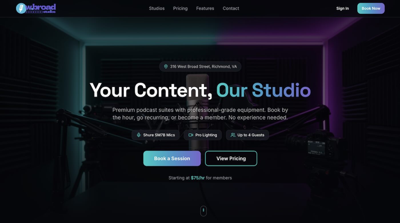 West Broad Studios preview