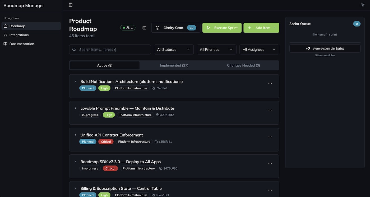 Product Roadmap for App Builds preview
