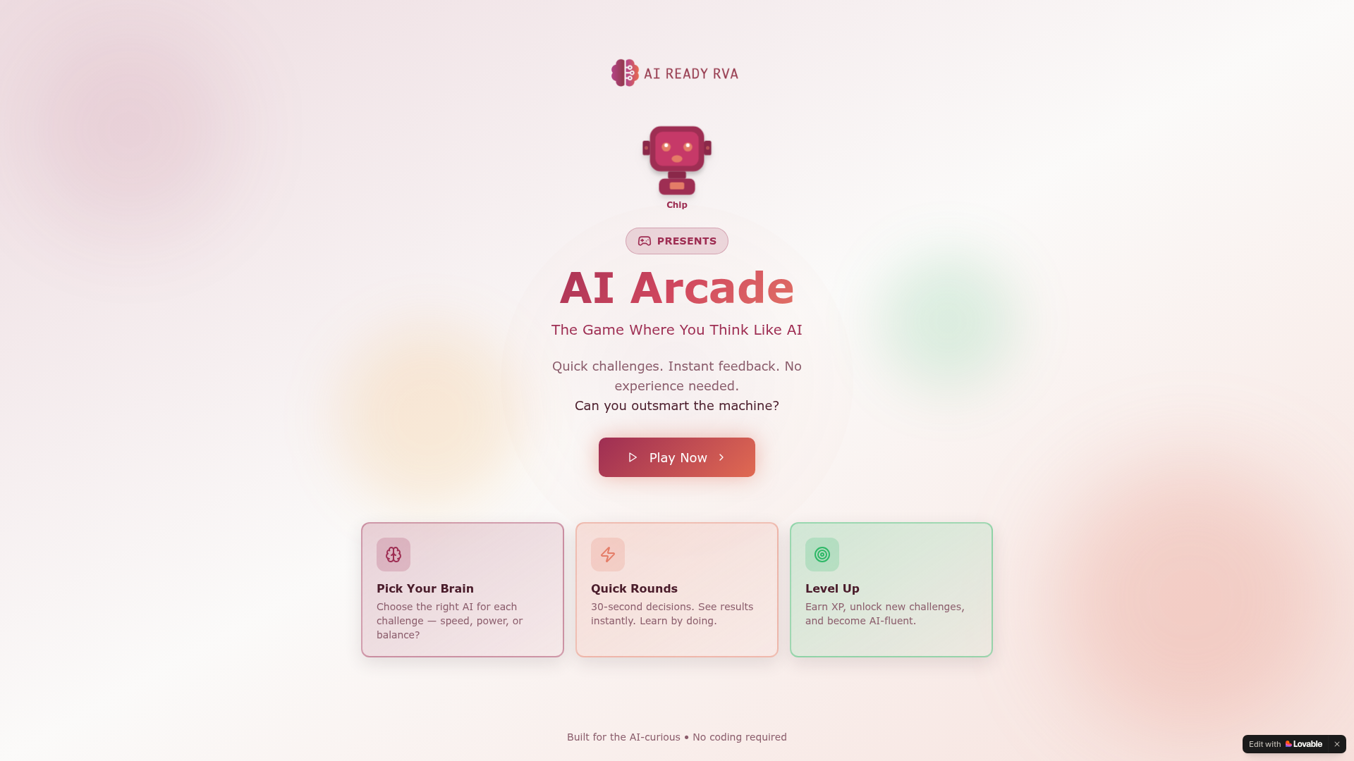 AI Arcade | AI Ready RVA preview