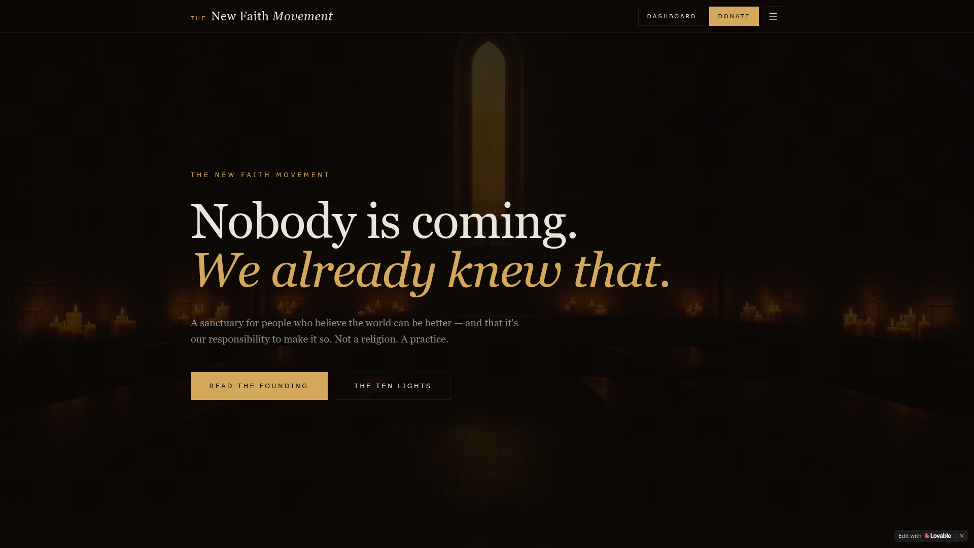 The New Faith Movement — Faith in Humanity preview